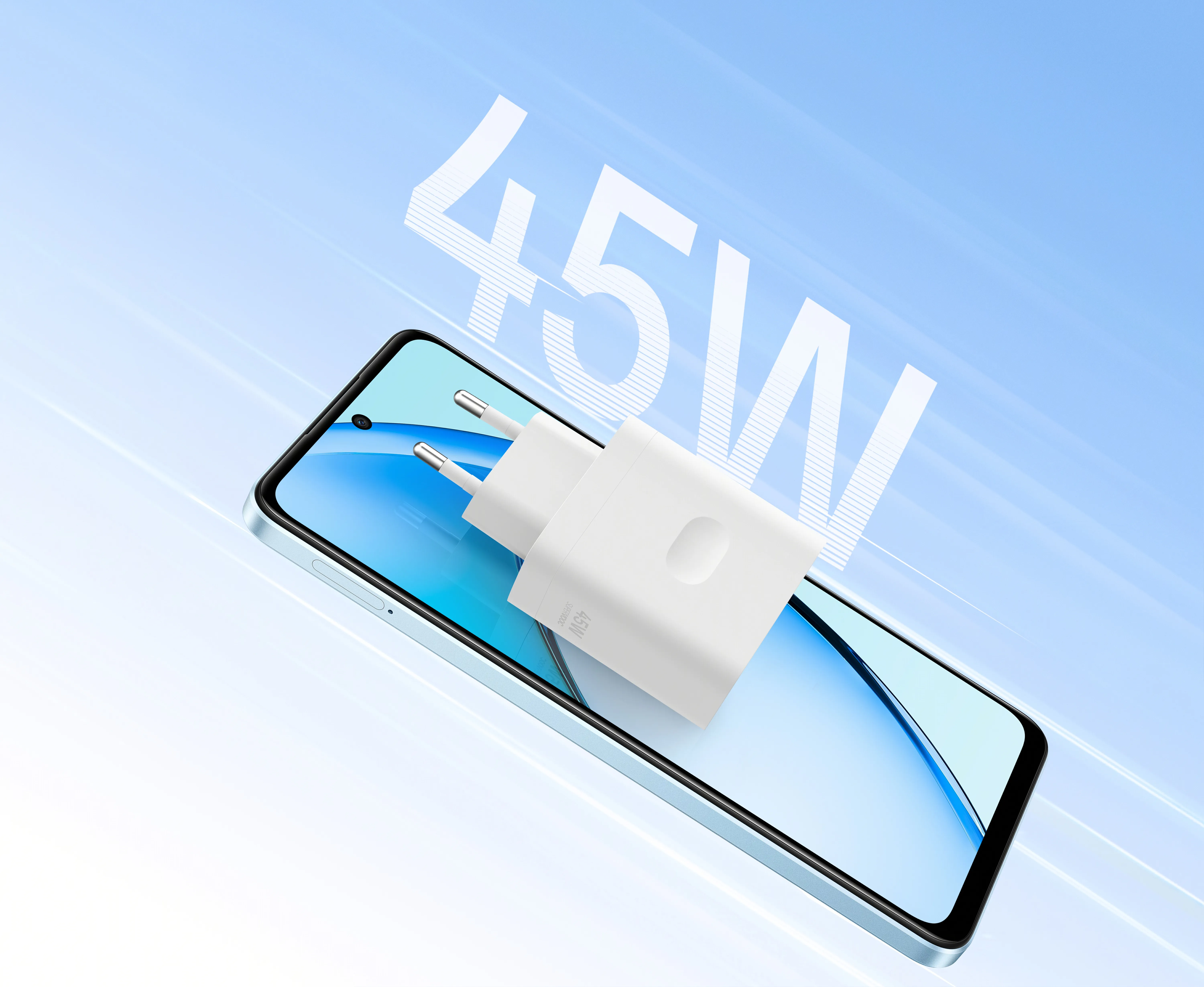 OPPO 45W Supervooc Power Adapter White أبيض_4