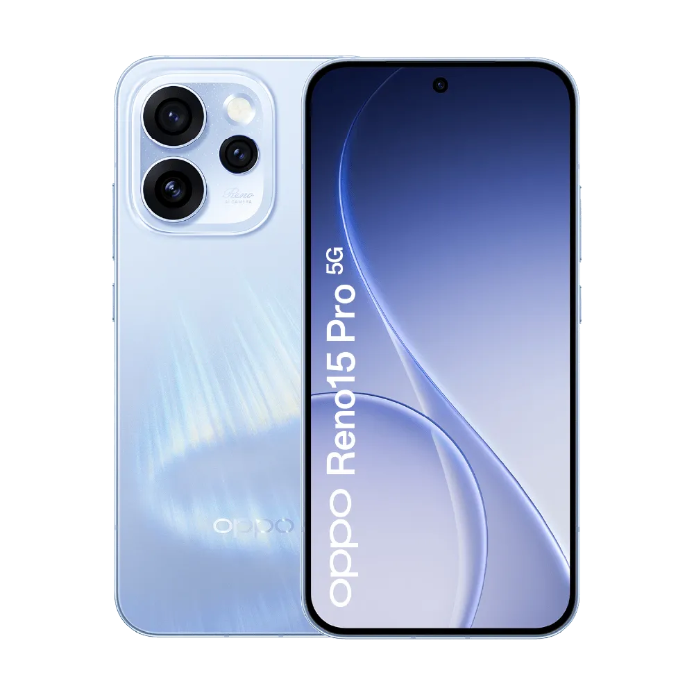  الصورة الرئيسية OPPO Reno15 Pro 5G أزرق فاتح
